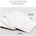 20mm 0,6 folhas plásticas rígidas do pvc da densidade para anunciar letras